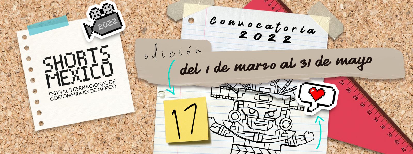 Convocatoria cinematográfica - Selección Oficial Shorts México 2022 - Shorts México